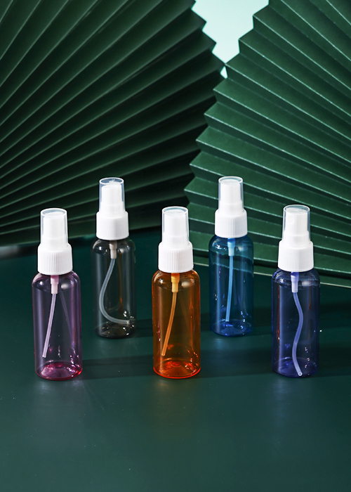 60ml PET 컬러 투명 원형 병