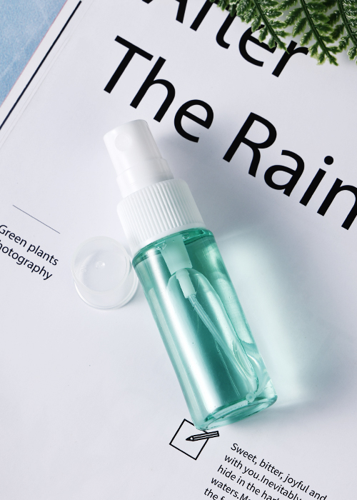 60ml PET 녹색 투명 스프레이 병