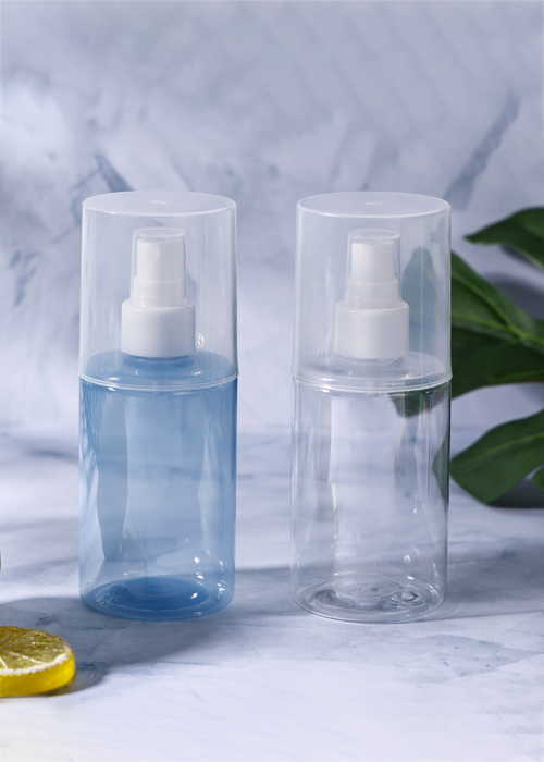 200ml PET 원통형 대형 커버 투명 스프레이 병