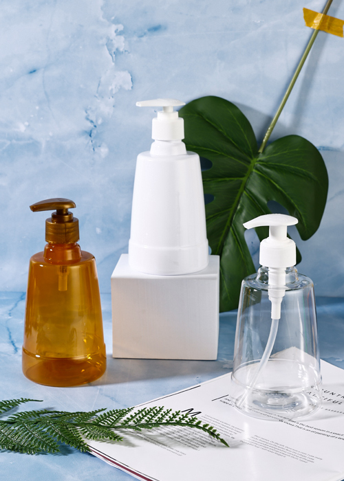 400ml 원추형 PET 로션 펌프 병