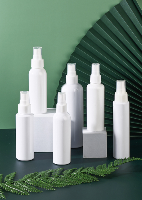 100-200ml 흰색 PET 원형 스프레이 병
