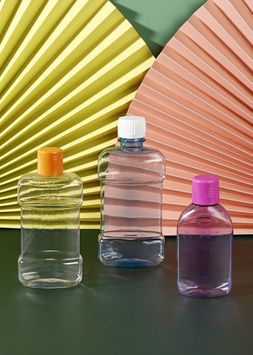 100-300ml PET 투명 구강청결제 병