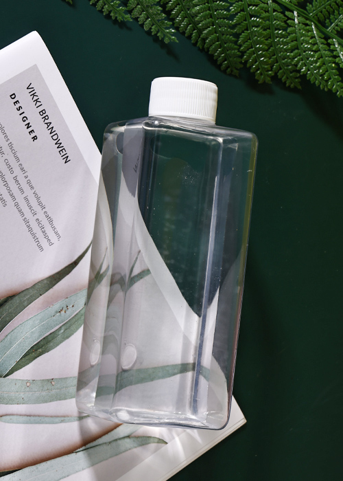 200ml PET 투명 사각 평면 병