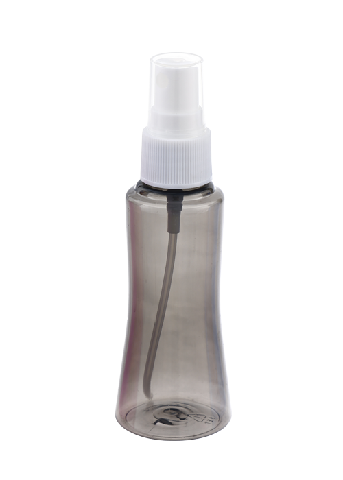 60ml 컬러 투명 PET 벨 입 스프레이 병 안경 청소 알코올 소독제 병