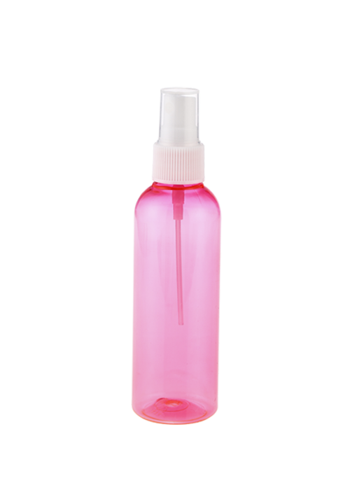 100-200ml 핑크 투명 PET 스프레이 병 소독 세척액 서브 보틀링