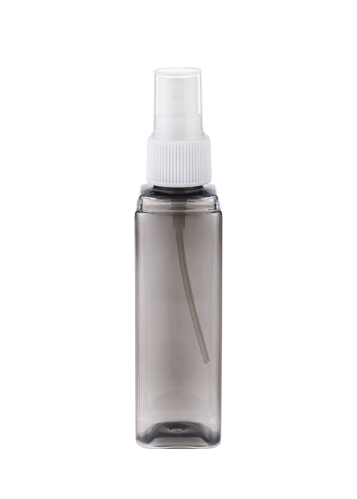 60ml 컬러 투명 PET 스프레이 사각 병 각 병