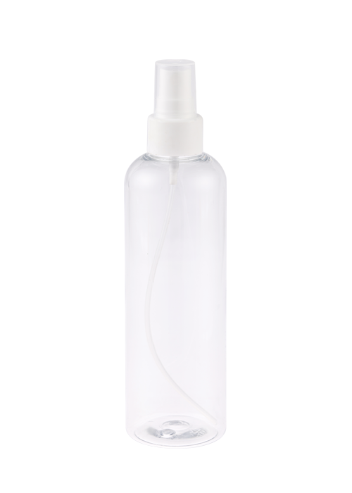 100-200ml PET 투명 원형 스프레이 병