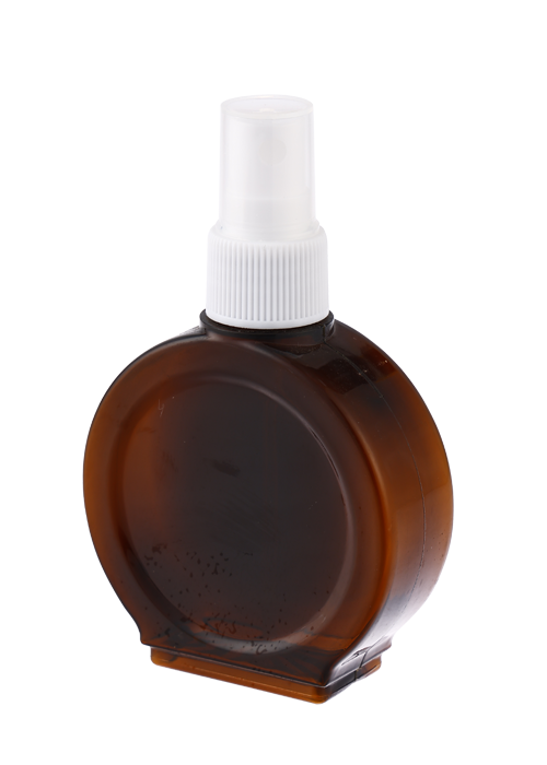 80ml PET 원형 부채꼴 스프레이 병