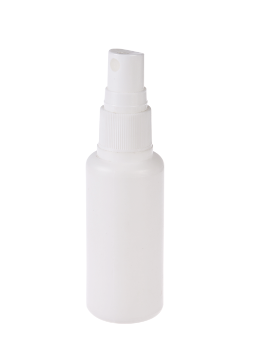 60-100ml PE 화이트 스프레이 라운드 숄더 병