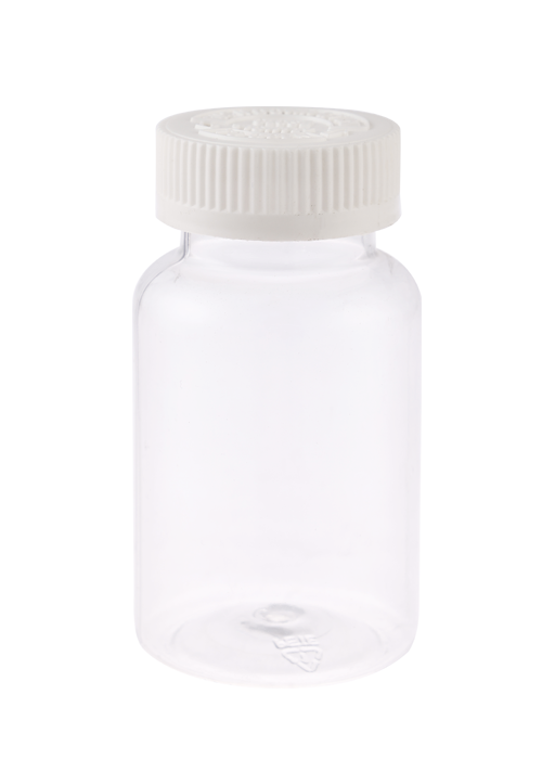 조임 나사 캡이 있는 150ml PET 캡슐 건강 제품 병
