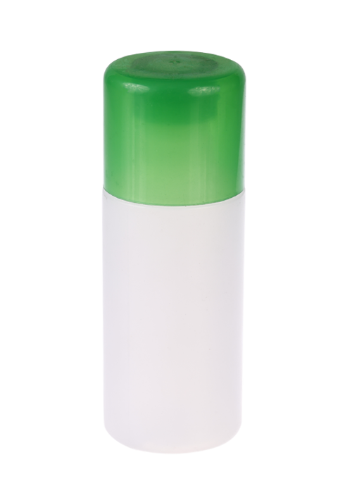 120ml 크림 PE 흰색 직선 원통형 병