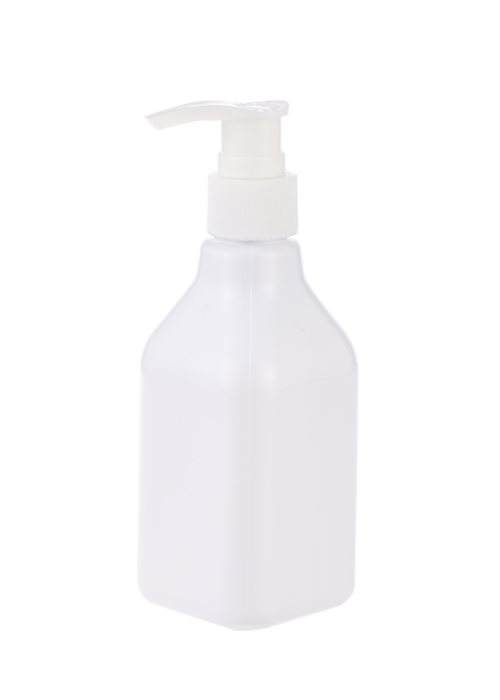 300ml PET 화이트 로션 펌프 손 소독제 병
