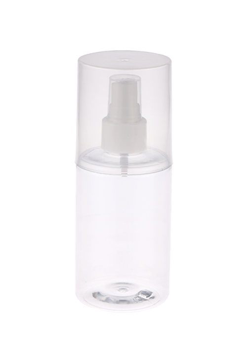 200ml 청키 원통형 후드 PET 스프레이 병 소독제 청소 액체 병
