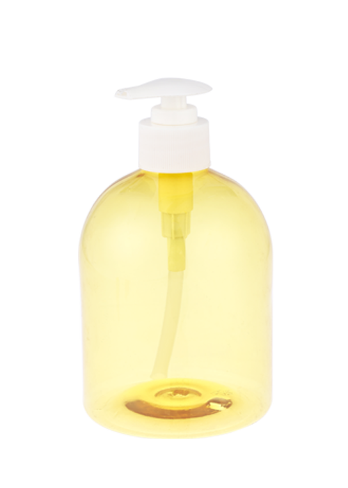 500ml PET 젤 로션 펌프 손 소독제 라운드 병